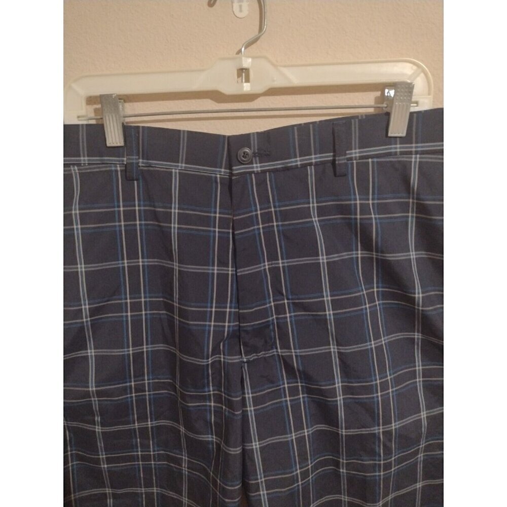 NWT Ben Hogan Men’s Performance Stretch Golf Navy Blue Plaid Shorts SZ 40 New - Picture 5 of 11